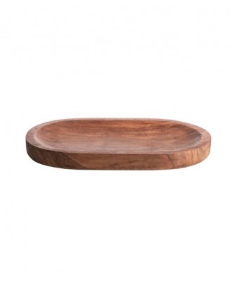 Platou oval din lemn de acacia, 25 x 15 cm - SIMONA'S COOKSHOP
